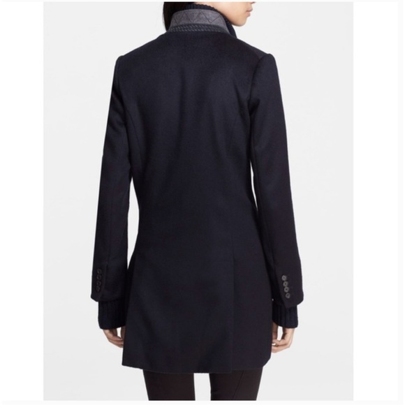 Veronica Beard Uptown Dickey Wool Cashmere Car Coat Black - Picture 2 of 7